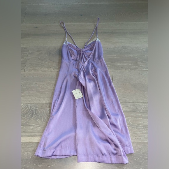 NWT Lavender Free People Intimately SLIP DRESS sz medium M - Picture 6 of 8